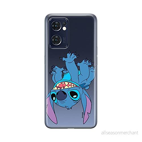 ERT GROUP mobiltelefonfodral för Oppo RENO 7 5G originalt och officiellt licensierat Disney mönster Stitch 013 optimalt anpassad till formen på mobiltelefonen, gedeeltelijk transparant 5905511317867