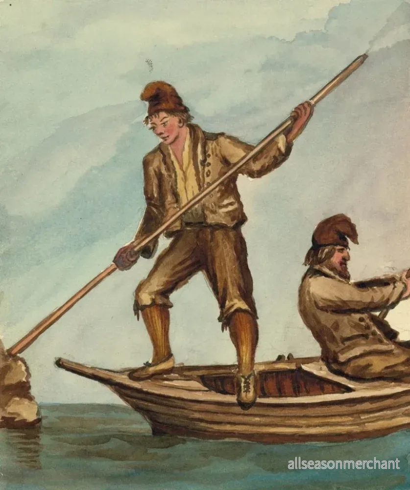 Målning Insulaires des îles Féroé - Bayard Taylor | Konsttryck - Bild 2