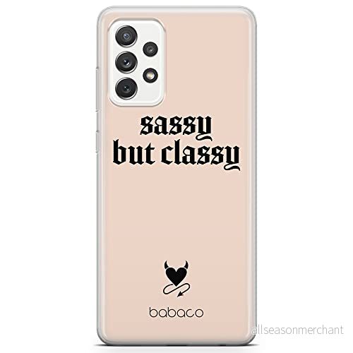 ERT GROUP mobiltelefonfodral för Samsung A72 5G originalt och officiellt licensierat Babaco mönster Sassy but classy 001 optimalt anpassad till formen på mobiltelefonen, fodral tillverkad av TPU plast 5903932883947