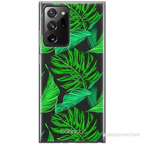 ERT GROUP mobiltelefonfodral för Samsung GALAXY NOTE 20 ULTRA originalt och officiellt licensierat Babaco mönster Plants 006 optimalt anpassad till formen på mobiltelefonen, gedeeltelijk transparant 5903040357163