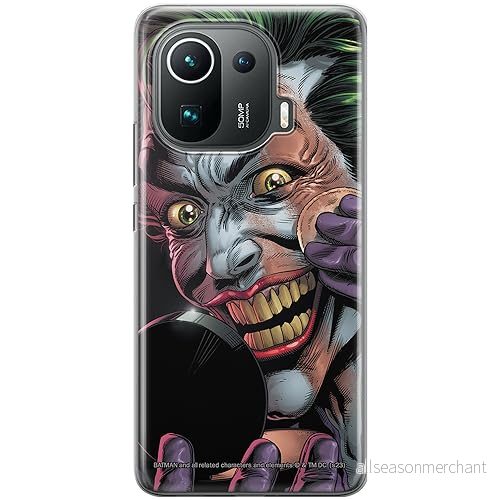 ERT GROUP mobiltelefonfodral för Xiaomi MI 11 PRO originalt och officiellt licensierat DC mönster Joker 023 optimalt anpassad till formen på mobiltelefonen, fodral tillverkad av TPU plast 5905795057138