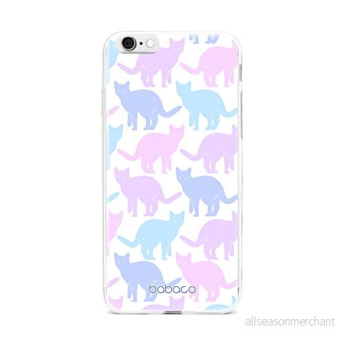 ERT GROUP mobiltelefonfodral för Iphone 6/6S originalt och officiellt licensierat Babaco mönster Cats 011 optimalt anpassad till formen på mobiltelefonen, fodral tillverkad av TPU plast 5905131053237