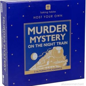 Återanvändbar Mord Hemlighet på tågkit Värd Your Own spel natt Orient Express 1930 talet temafest 3 alternativa slutningar ovanlig klänning för vuxna, gåva 5052715105551