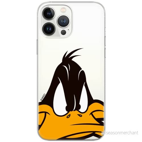 ERT GROUP mobiltelefonfodral för Samsung S10 PLUS originalt och officiellt licensierat Looney Tunes mönster Duffy 001 Vit optimalt anpassad till formen på mobiltelefonen, gedeeltelijk transparant 5903040855669