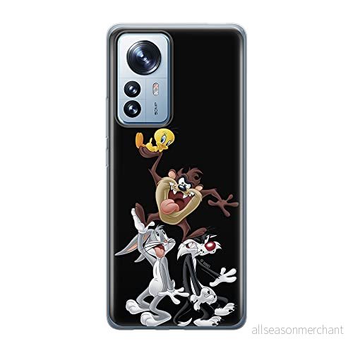 ERT GROUP mobiltelefonfodral för Xiaomi 12 PRO originalt och officiellt licensierat Looney Tunes mönster 001 optimalt anpassad till formen på mobiltelefonen, fodral tillverkad av TPU plast 5905511514587