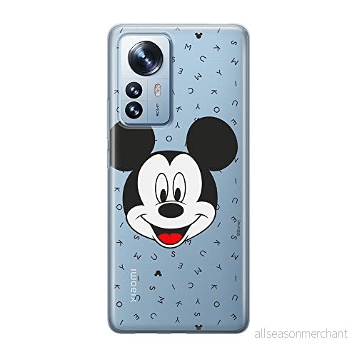 ERT GROUP mobiltelefonfodral för Xiaomi 12 / 12X originalt och officiellt licensierat Disney mönster Mickey 020 optimalt anpassad till formen på mobiltelefonen, gedeeltelijk transparant 5905511481742