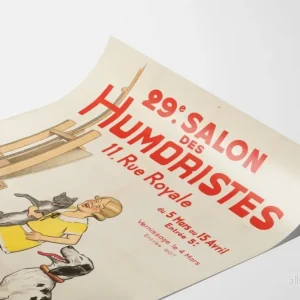 Vintageposter för 29:e Humoristfestivalen 1936 väggdekoration - Bild 3