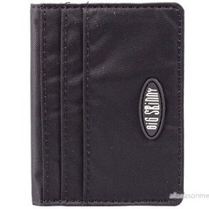 Big Skinny New Yorker ID smal plånbok, rymmer upp till 24 kort, svart 815456011285
