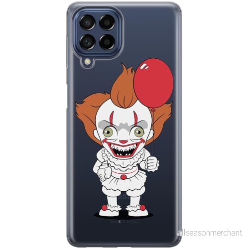 ERT GROUP mobiltelefonfodral för Samsung M53 5G originalt och officiellt licensierat Horror mönster It 006 optimalt anpassad till formen på mobiltelefonen, gedeeltelijk transparant 5905511392895
