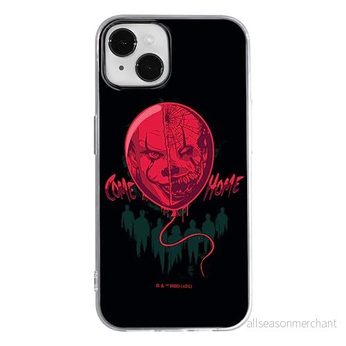 ERT GROUP mobiltelefonfodral för Iphone 14 originalt och officiellt licensierat Horror mönster It 018 optimalt anpassad till formen på mobiltelefonen, fodral tillverkad av TPU plast 5905131995896