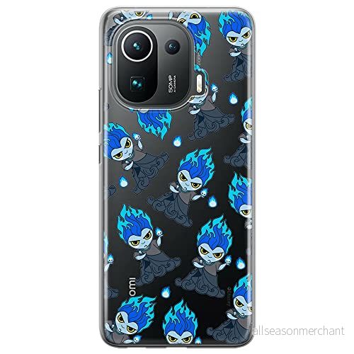 ERT GROUP mobiltelefonfodral för Xiaomi MI 11 PRO originalt och officiellt licensierat Disney mönster Hades 002 optimalt anpassad till formen på mobiltelefonen, gedeeltelijk transparant 5905131420565