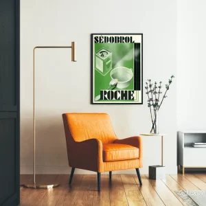 Vintageposter Sédobrol Roche - Retro väggdekoration för kök - Bild 2