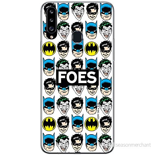 ERT GROUP mobiltelefonfodral för Samsung A20S originalt och officiellt licensierat DC mönster Batman 078 optimalt anpassad till formen på mobiltelefonen, gedeeltelijk transparant 5905131500007
