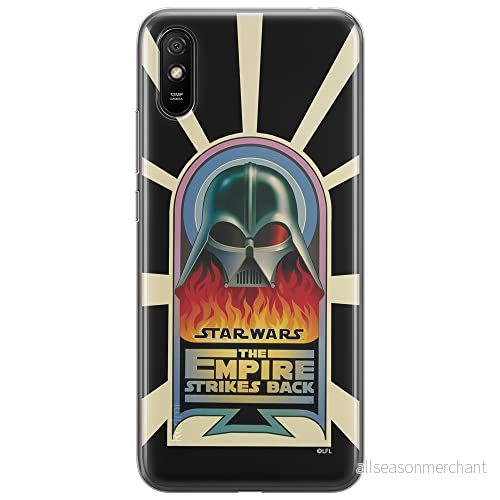 ERT GROUP mobiltelefonfodral för Xiaomi REDMI 9A originalt och officiellt licensierat Star Wars mönster Darth Vader 027 optimalt anpassad till formen på mobiltelefonen, fodral tillverkad av TPU plast 5903040299487
