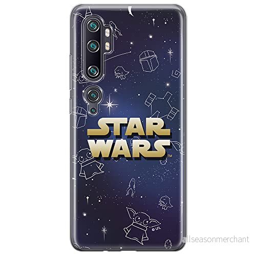 ERT GROUP mobiltelefonfodral för Xiaomi MI NOTE 10 / PRO originalt och officiellt licensierat Star Wars mönster Baby Yoda 022, fodral tillverkad av TPU plast 5904805074158