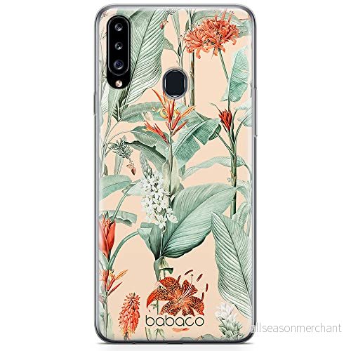 ERT GROUP mobiltelefonfodral för Samsung A20S originalt och officiellt licensierat Babaco mönster Flowers 048 optimalt anpassad till formen på mobiltelefonen, fodral tillverkad av TPU plast 5905131338181