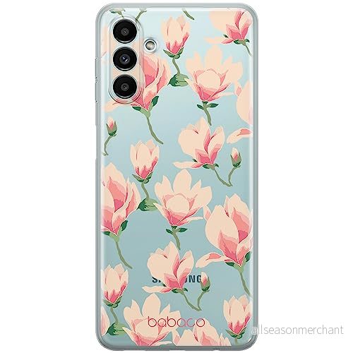 ERT GROUP mobiltelefonfodral för Samsung A13 5G/A04S originalt och officiellt licensierat Babaco mönster Flowers 016 optimalt anpassad till formen på mobiltelefonen, gedeeltelijk transparant 5904805572463