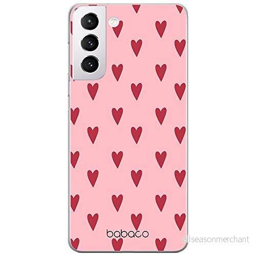 ERT GROUP mobiltelefonfodral för Samsung S21 PLUS originalt och officiellt licensierat Babaco mönster Hearts 004 optimalt anpassad till formen på mobiltelefonen, fodral tillverkad av TPU plast 5904805016752