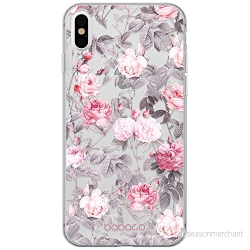 ERT GROUP mobiltelefonfodral för Iphone X/XS originalt och officiellt licensierat Babaco mönster Flowers 054 optimalt anpassad till formen på mobiltelefonen, gedeeltelijk transparant 5905131353405