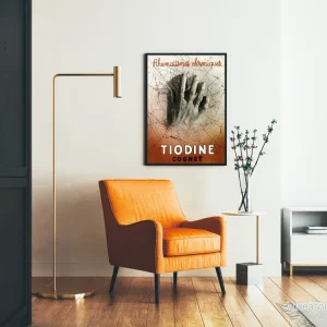 Vintage reklamposter Tiodine för kroniska reumatism - Bild 2