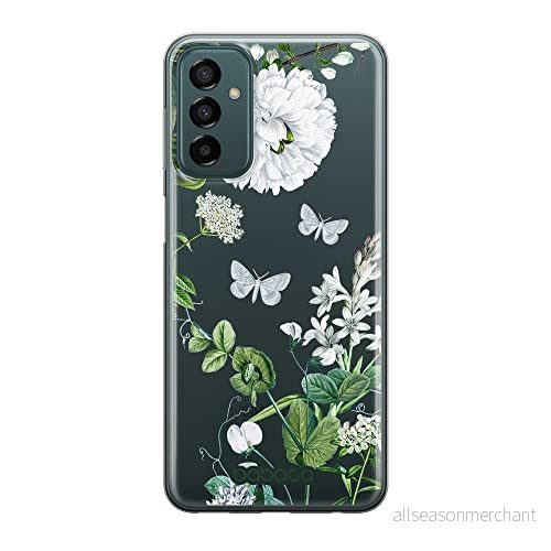 ERT GROUP mobiltelefonfodral för Samsung M13 4G/M23 5G/F23 originalt och officiellt licensierat Babaco mönster Flowers 030 optimalt anpassad till formen på mobiltelefonen, gedeeltelijk transparant 5905511372286