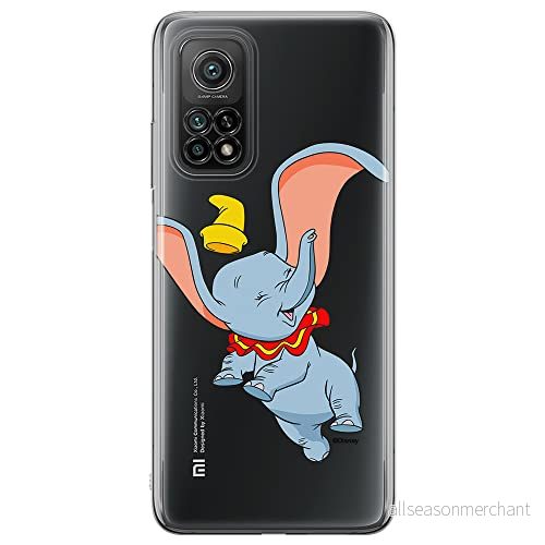ERT GROUP mobiltelefonfodral för Xiaomi MI 10T 5G / PRO originalt och officiellt licensierat Disney mönster Dumbo 015 anpassad till formen på mobiltelefonen, gedeeltelijk transparant 5905131183781