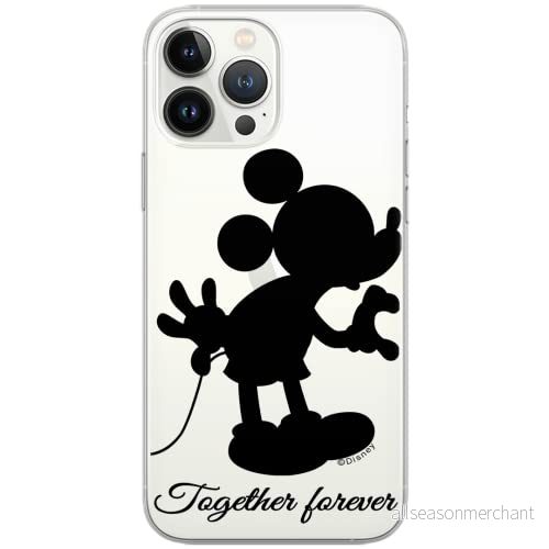 ERT GROUP mobiltelefonfodral för Samsung S10 PLUS originalt och officiellt licensierat Disney mönster Mickey 005 Vit optimalt anpassad till formen på mobiltelefonen, gedeeltelijk transparant 5903040625415