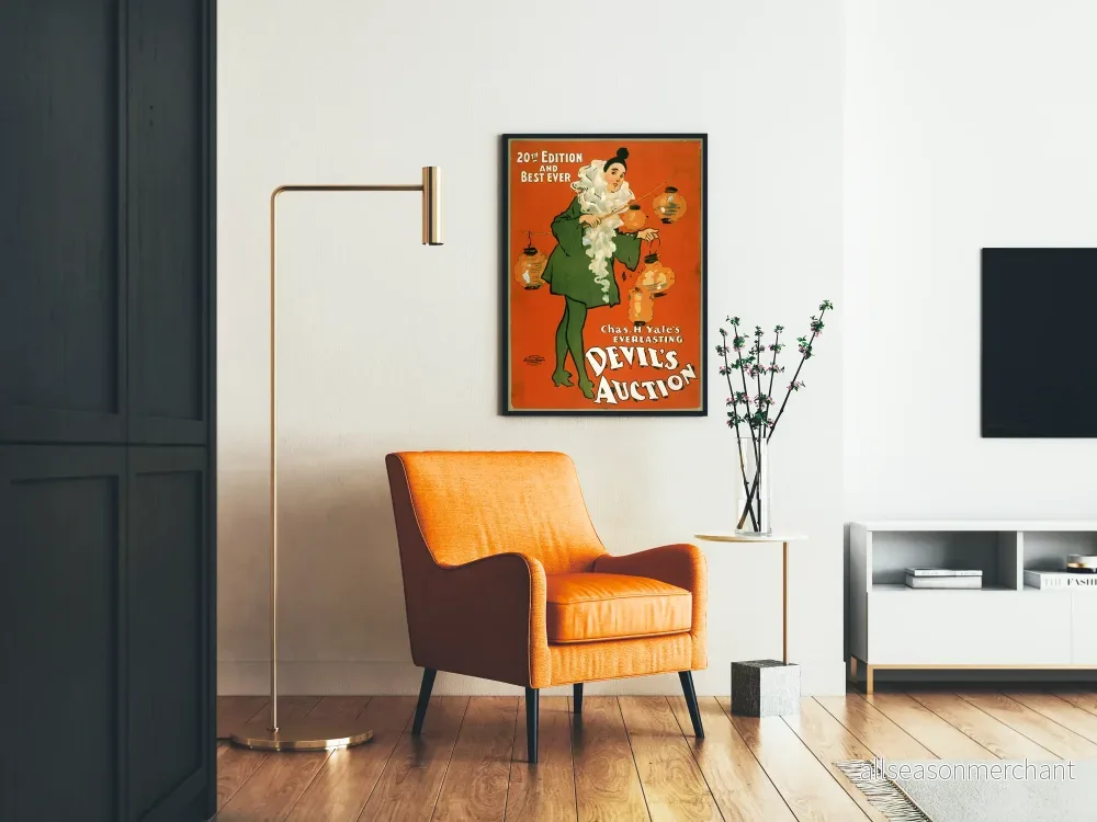 Vintageposter Devil's Auction 20:e Utgåvan Artem Legrand - Bild 2