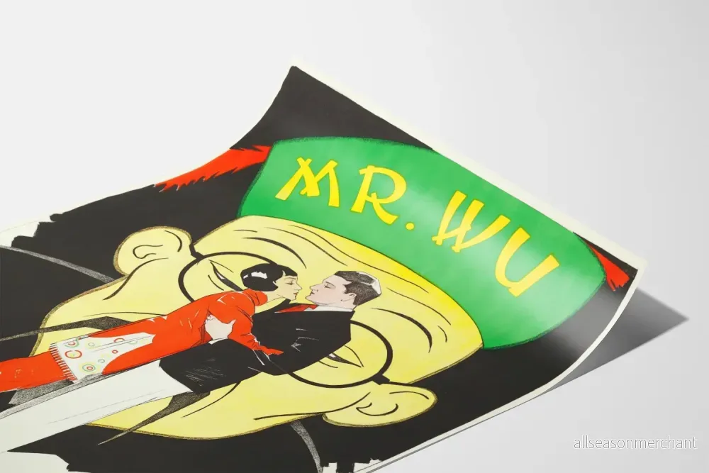 Vintagering väggdekorationsposter Mr. Wu - Bild 3
