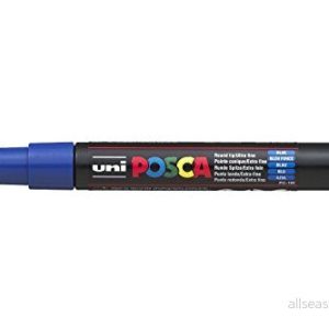 uni-ball 186751 – POSCA markör med extra fin kulspets, mörkblå 4902778654064 uni-ball 186751 – POSCA markör med extra fin kulspets, mörkblå 4902778654064