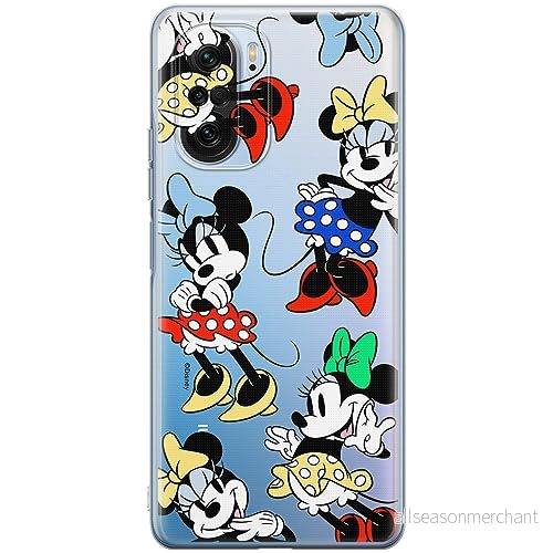 ERT GROUP mobiltelefonfodral för Xiaomi MI 11i/ REDMI K40/K40 PRO/POCO F3/ F3 PRO originalt och officiellt licensierat Disney mönster Minnie 076, gedeeltelijk transparant 5905795027728