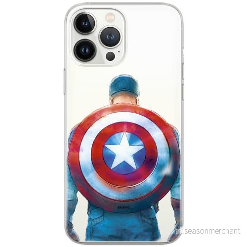 ERT GROUP mobiltelefonfodral för Samsung F62 / M62 originalt och officiellt licensierat Marvel mönster Captain America 002 optimalt anpassad till formen på mobiltelefonen, gedeeltelijk transparant 5904805526367