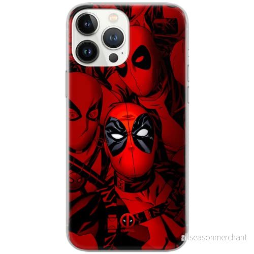ERT GROUP mobiltelefonfodral för Samsung S10 PLUS originalt och officiellt licensierat Marvel mönster Deadpool 001 Vit optimalt anpassad till formen på mobiltelefonen, fodral tillverkad av TPU plast 5902980852226