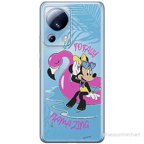 ERT GROUP mobiltelefonfodral för Xiaomi 13 LITE/CIVI 2 originalt och officiellt licensierat Disney mönster Minnie 025 optimalt anpassad till formen på mobiltelefonen, gedeeltelijk transparant 5905511933883