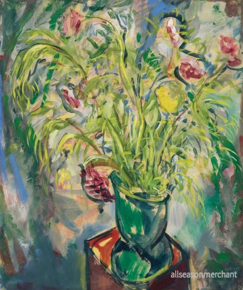 Målning Blommor i en vas - Alfred Henry Maurer | Konsttryck - Bild 2