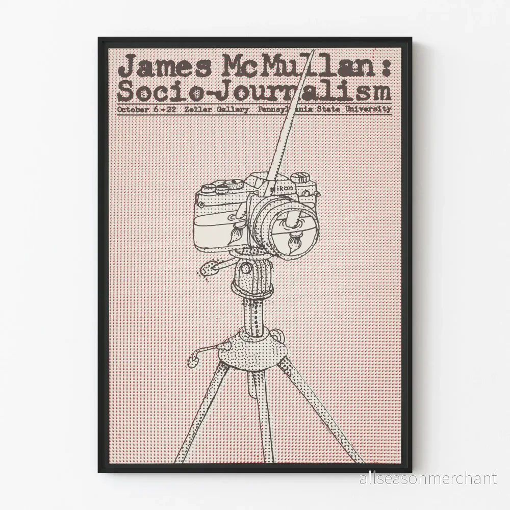 Vintageposter James McMullan Sociojournalistik
