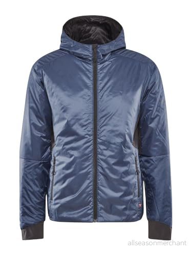 Craft ADV EXPLORE LIGHTWEIGHT JACKET Lätt jacka för män XXL Flow Packbar utomhusjacka PrimaLoft isolering 2 fickor med dragkedja huva stretchinsatser vandringsjacka 7318573980593