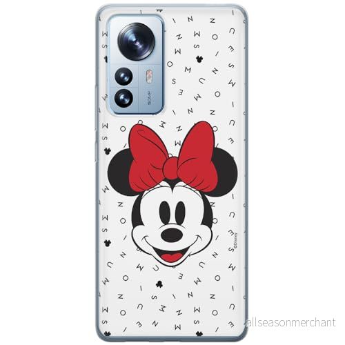 ERT GROUP mobiltelefonfodral för Xiaomi 12 PRO originalt och officiellt licensierat Disney mönster Minnie 056 optimalt anpassad till formen på mobiltelefonen, fodral tillverkad av TPU plast 5905511520427
