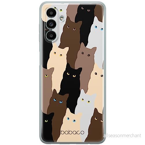 ERT GROUP mobiltelefonfodral för Samsung A13 5G/A04S originalt och officiellt licensierat Babaco mönster Cats 001 optimalt anpassad till formen på mobiltelefonen, fodral tillverkad av TPU plast 5905131057525