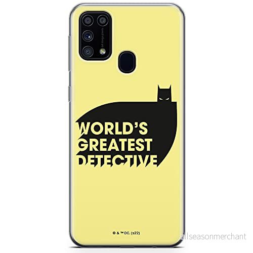 ERT GROUP mobiltelefonfodral för Samsung M31 originalt och officiellt licensierat DC mönster Batman 051 optimalt anpassad till formen på mobiltelefonen, fodral tillverkad av TPU plast 5905131543066