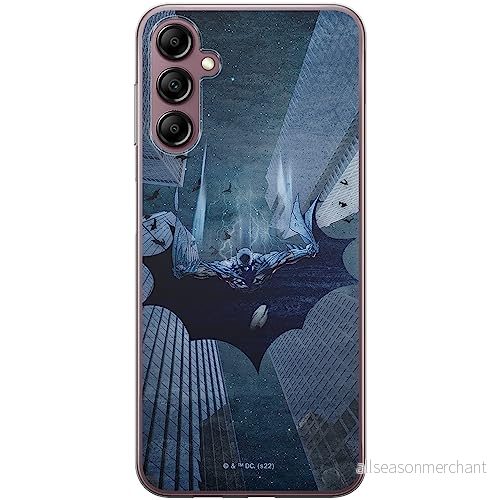 ERT GROUP mobiltelefonfodral för Samsung A14 4G/5G originalt och officiellt licensierat DC mönster Batman 071 optimalt anpassad till formen på mobiltelefonen, fodral tillverkad av TPU plast 5905511832223