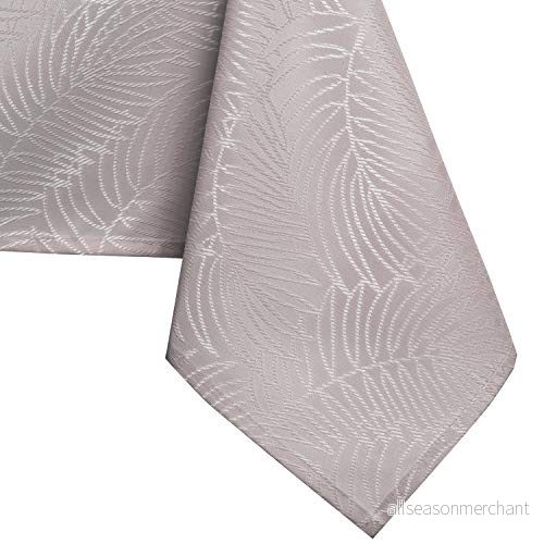 AmeliaHome bordsduk, 120 x 200 cm fläckskydd, lotuseffekt, tvättbar, vattenavvisande, ornament Gaia puderrosa 4251525496571