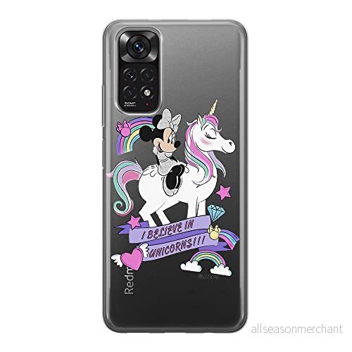 ERT GROUP mobiltelefonfodral för Xiaomi REDMI NOTE 11S 4G / 11 originalt och officiellt licensierat Disney mönster Minnie 035, gedeeltelijk transparant 5905511558727