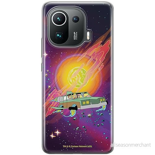 ERT GROUP mobiltelefonfodral för Xiaomi MI 11 PRO originalt och officiellt licensierat Rick and Morty mönster & 046 anpassad till formen på mobiltelefonen, fodral tillverkad av TPU plast 5905795050092