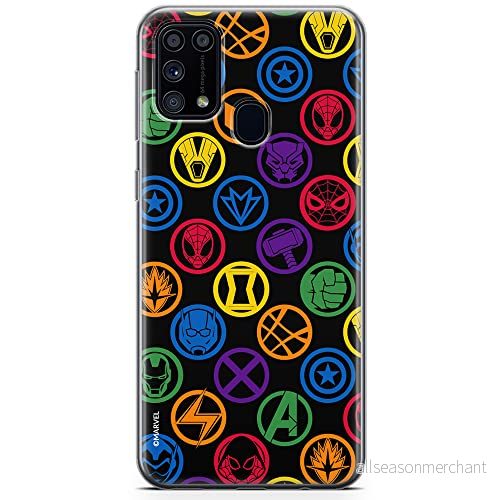 ERT GROUP mobiltelefonfodral för Samsung M31 originalt och officiellt licensierat Marvel mönster Avengers 022 optimalt anpassad till formen på mobiltelefonen, fodral tillverkad av TPU plast 5903537106571