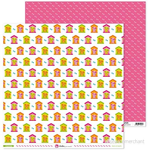 Anita y Su Mundo Kollektion Husdjur Scrapbooking, Paper, Skytt, 30,5 x cm 8413623725205