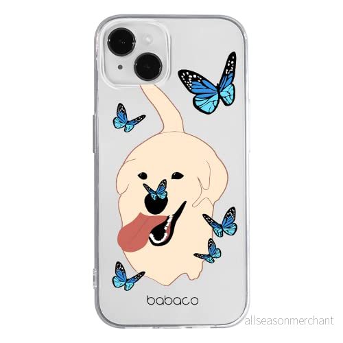 ERT GROUP mobiltelefonfodral för Apple Iphone 14 originalt och officiellt licensierat Babaco mönster Dogs 011 optimalt anpassad till formen på mobiltelefonen, gedeeltelijk transparant 5905131883247