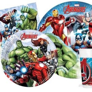 Avengers Infinity Stones party kit för 8 personer (44 stycken: tallrikar Ø23 cm, Ø20 glas 200 ml, 20 servetter 33 x cm) 8026196992235 Avengers Infinity Stones party kit för 8 personer (44 stycken: tallrikar Ø23 cm, Ø20 glas 200 ml, 20 servetter 33 x cm) 8026196992235