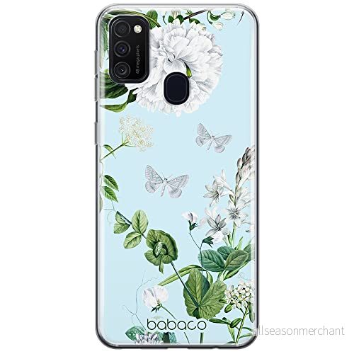 ERT GROUP mobiltelefonfodral för Samsung M21 / M30S originalt och officiellt licensierat Babaco mönster Flowers 030 optimalt anpassad till formen på mobiltelefonen, fodral tillverkad av TPU plast 5905131276377