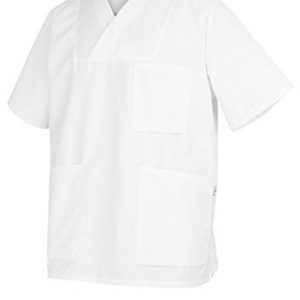BP 1653-015-21-XSn unisex överdrag-kasack, 1/2 skal, V-ringning med överlappning och 1 tryckknapp, 215,00 g/m² tygblandning, vit, XSn 4010365821116 BP 1653-015-21-XSn unisex överdrag-kasack, 1/2 skal, V-ringning med överlappning och 1 tryckknapp, 215,00 g/m² tygblandning, vit, XSn 4010365821116